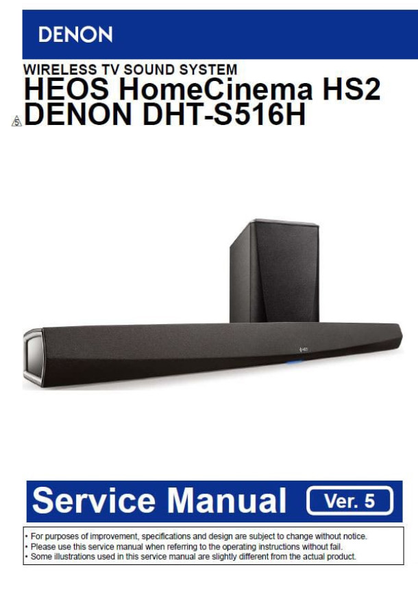 HEOS HomeCinema HS2, DHT-S516H Ver.5